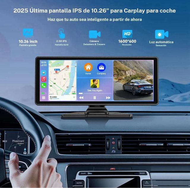 Carplay Doble Cámara 10.26 Pantalla