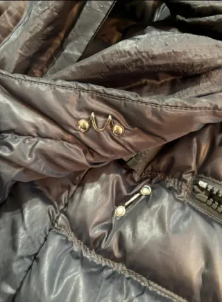 Piumino Pinko vera piuma grigio