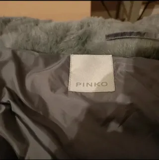 Piumino Pinko vera piuma grigio