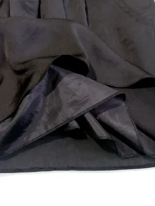 Falda corta negra talla S