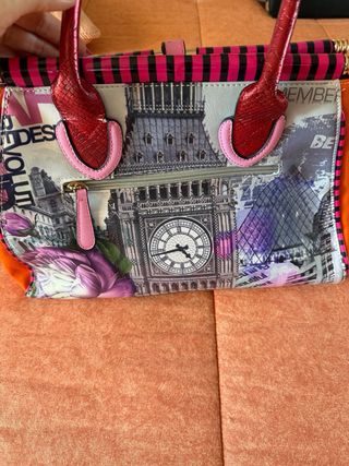 Borsa donna shopping stampa Londra
