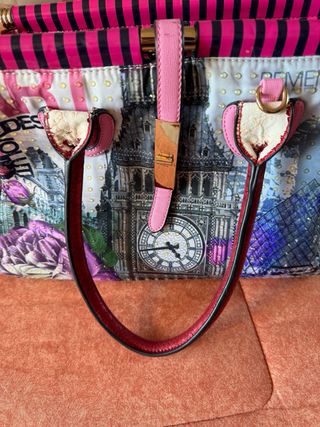 Borsa donna shopping stampa Londra