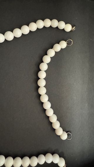 Collar y pulsera nacar fallera