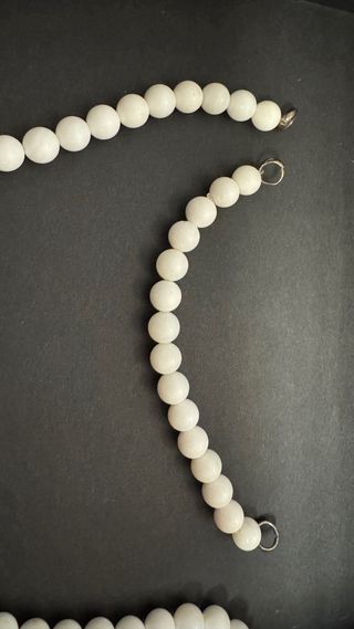 Collar y pulsera nacar fallera