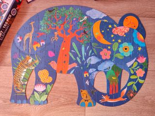 Puzzle Djeco Puzzart Elefante 150 Piezas