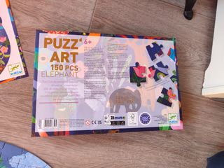 Puzzle Djeco Puzzart Elefante 150 Piezas