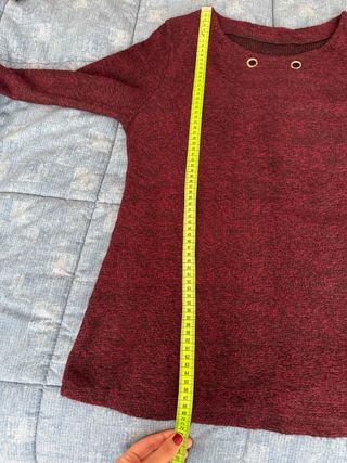 Jersey burdeos talla única