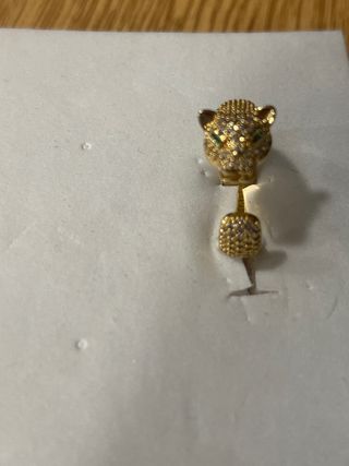 Anillo Tigresa Laminado 14K Talla 7