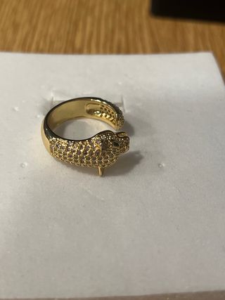 Anillo Tigresa Laminado 14K Talla 7