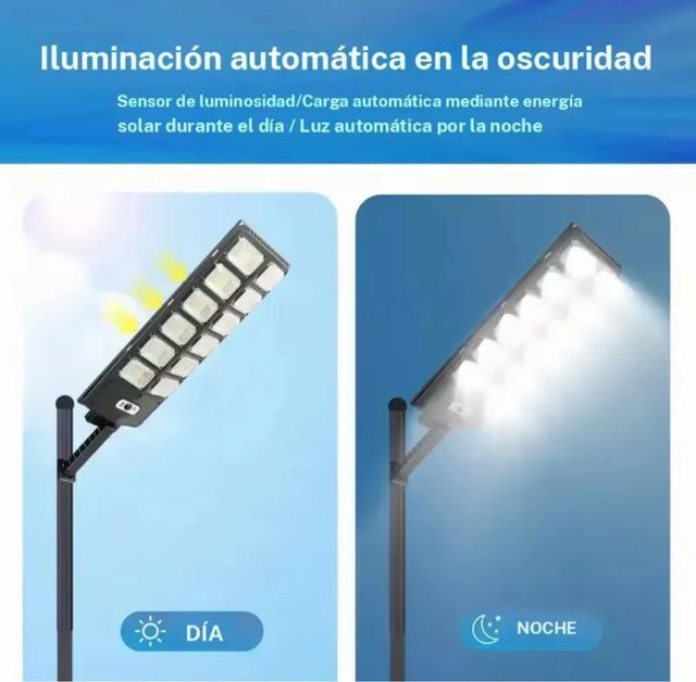 Lámpara Solar Grande Exterior