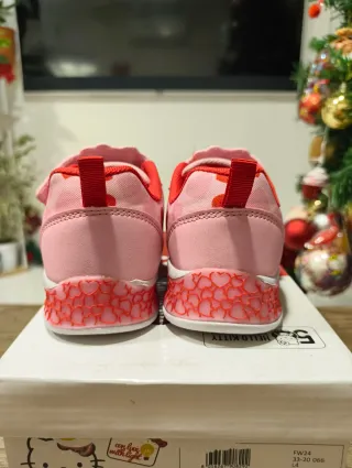 Scarpe Hello Kitty Rosa con Luci - Taglia 28