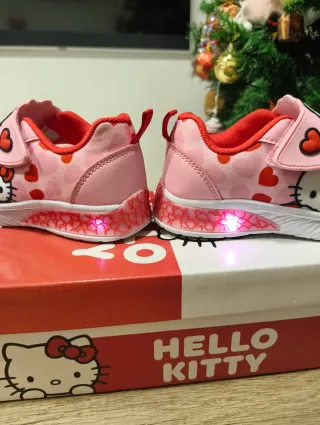 Scarpe Hello Kitty Rosa con Luci - Taglia 28