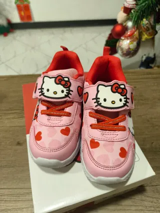 Scarpe Hello Kitty Rosa con Luci - Taglia 28