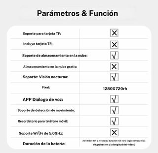Cámara de Seguridad Solar