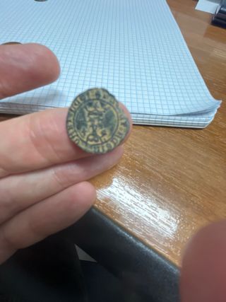 Moneda Reyes Católicos Blanca