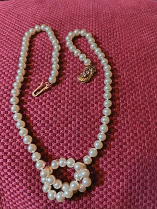 Collar Perlas Majoricas de 7 mm. de 60cm de largo