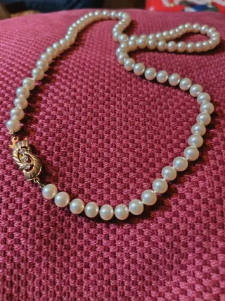 Collar Perlas Majoricas de 7 mm. de 60cm de largo