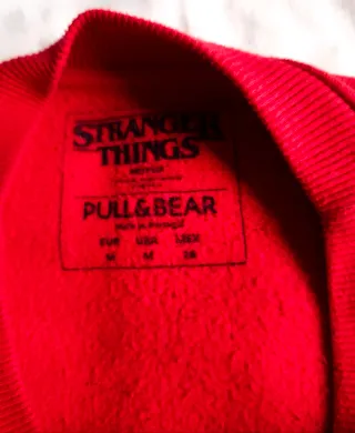 Sudadera Stranger Things Roja Mujer