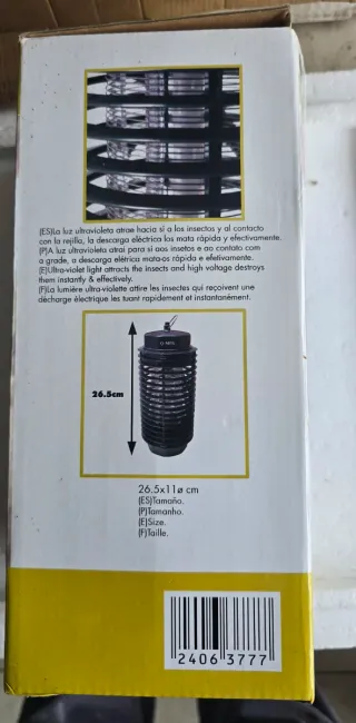 Lámpara Matainsectos Q-MAX 3W