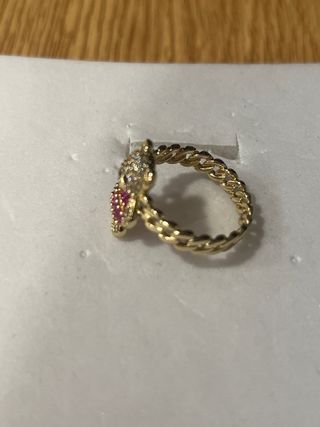 Anillo Xuping Osito Laminado Talla 8