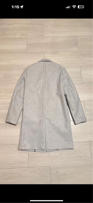 Abrigo largo Zara gris hombre Talla S