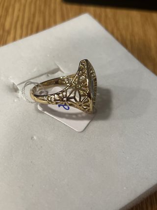Anillo Xuping Chapado Oro 14K Talla 8