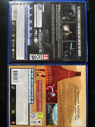 Juegos PS4 40€/unidad
