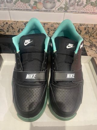 Nike Air Zapatillas Negras y Turquesa