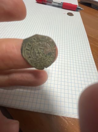 Moneda Blanca Reyes Católicos Antigua