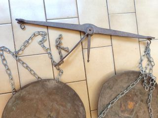 Antica Bilancia stadera in ottone.