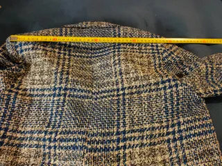 Americana Zara Azul y Gris, tipo tweed