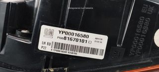 Opel 22135520 yp00016580 piloto trasero grandland