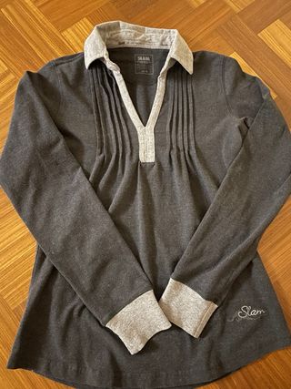 Polo Slam donna grigio