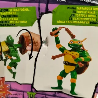 Figura Michelangelo Tortugas Ninja Mutant Mayhem