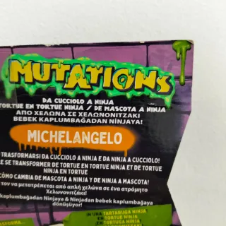 Figura Michelangelo Tortugas Ninja Mutant Mayhem