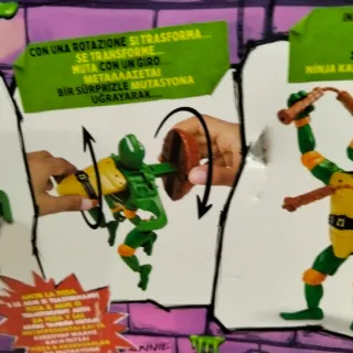 Figura Michelangelo Tortugas Ninja Mutant Mayhem