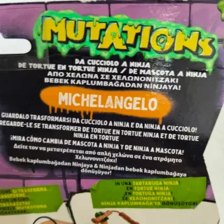 Figura Michelangelo Tortugas Ninja Mutant Mayhem