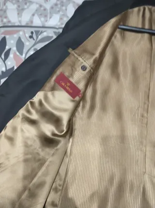 Traje Caramelo Marrón Oscuro Caballero