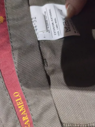 Traje Caramelo Marrón Oscuro Caballero