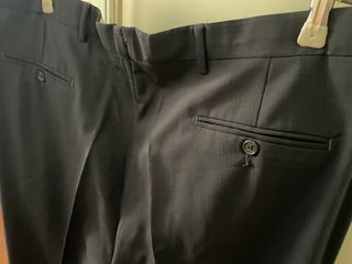 Abito completo uomo Rodrigo blu rigato vintage