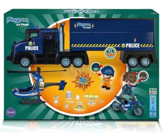 Pinypon Action Super Camión Policía. PRECINTADO