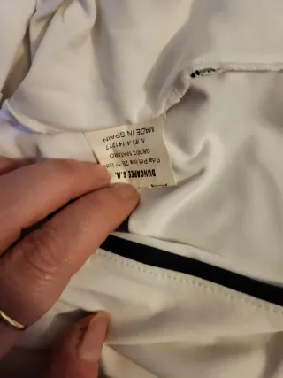 Top blanco vestir talla 42