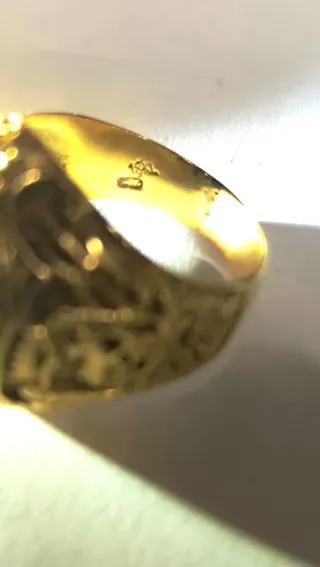 Anillo Obispo Amatista Oro