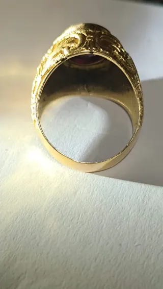 Anillo Obispo Amatista Oro