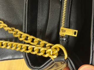 Bolso Saint Loulou Negro Dorado