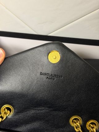 Bolso Saint Loulou Negro Dorado