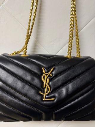 Bolso Saint Loulou Negro Dorado