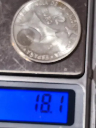 Moneda  Plata 12 Euro Presidencia Europea España