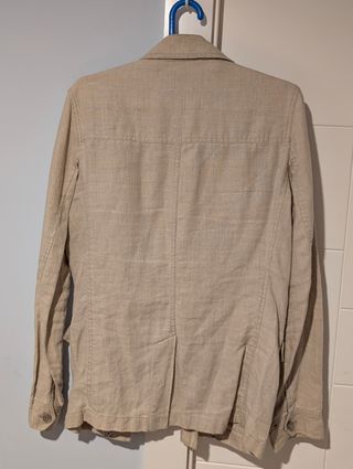 Americana Zara Lino Beige Talla M