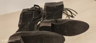 Botas altas Replay negras mujer